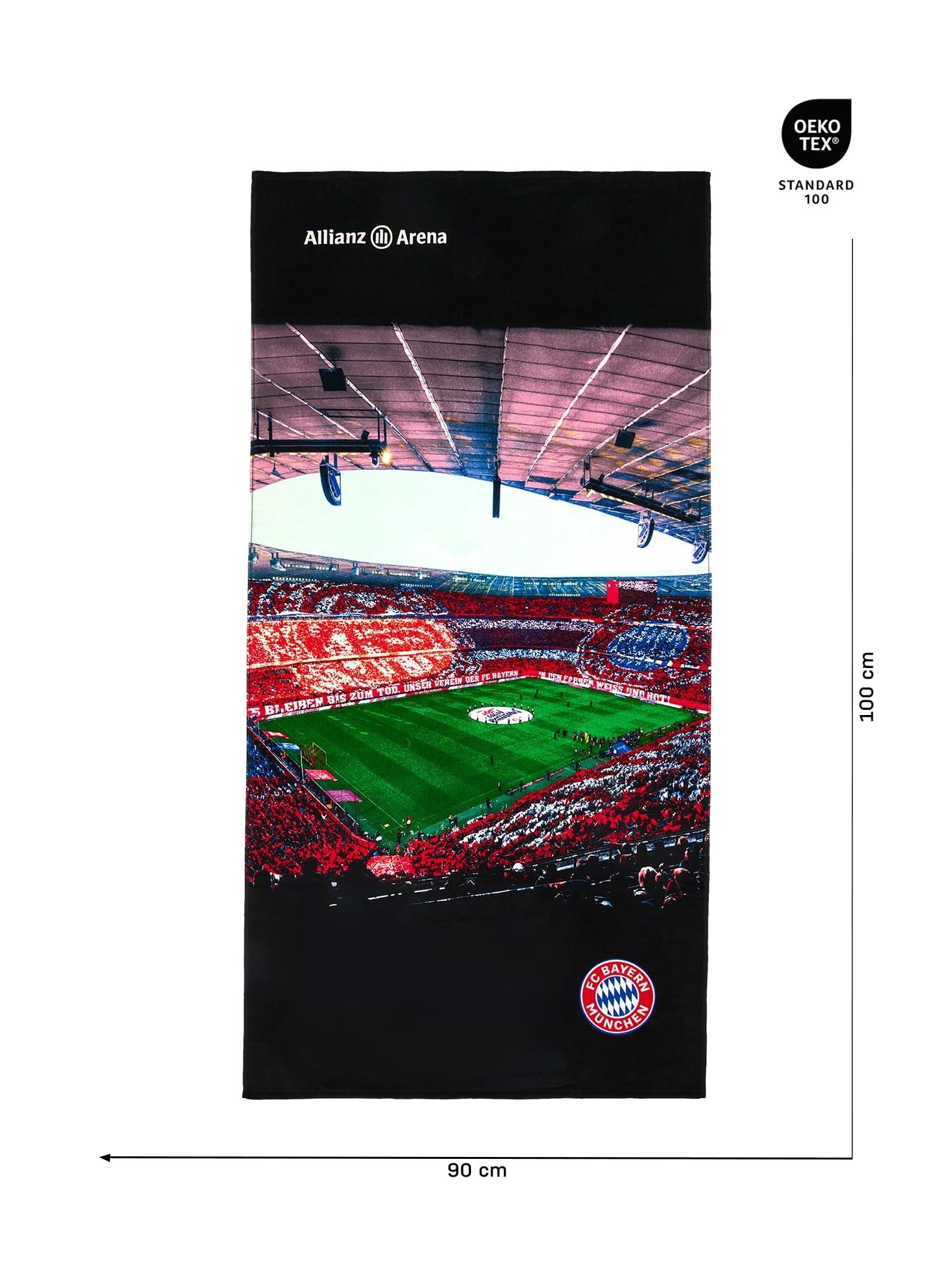 FC Bayern München Serviette de plage Arena