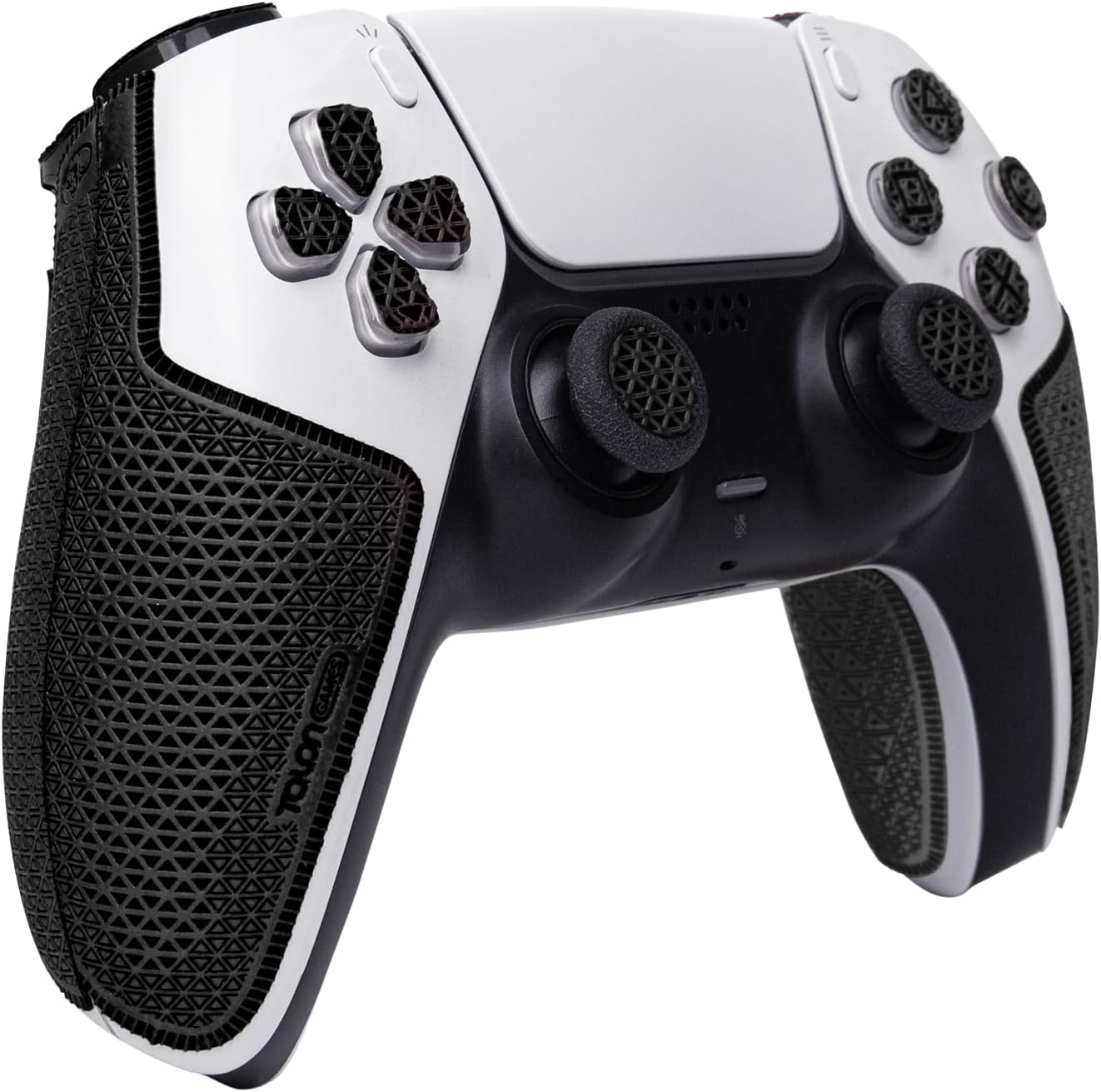TALONGAMES Controller Grip Tapes Compatible with PS5 DualSense, Ultra Version Anti Slip Tape, Sweat Absorbent, Skin kit, Compatible with PlayStation 5 Grips, Buttons, Trigge, D-pad Black