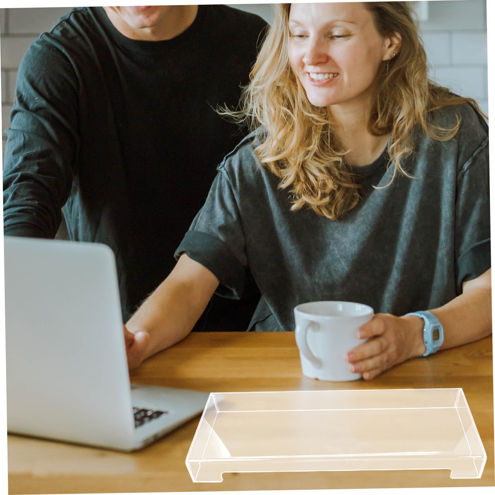 Acrílico Protector Teclado Transparente de Ordenador Sobremesa