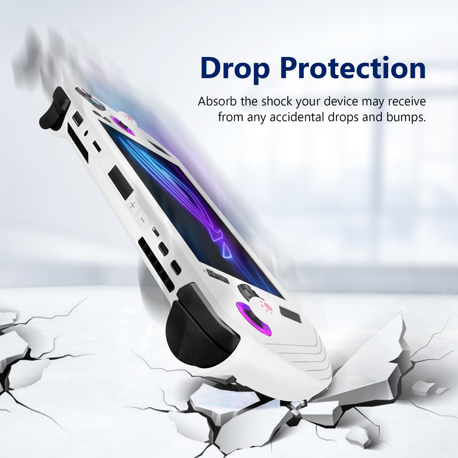 Amazon.co.jp: For ASUS ROG Ally X用ソフトシリコン保護カバー For 