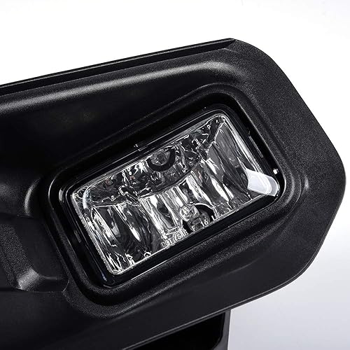 Miniatura 2 de PIT66 Faros antiniebla para parachoques delantero compatibles con Ford F150 2015-2017 lente transparente parachoques delantero luz antiniebla