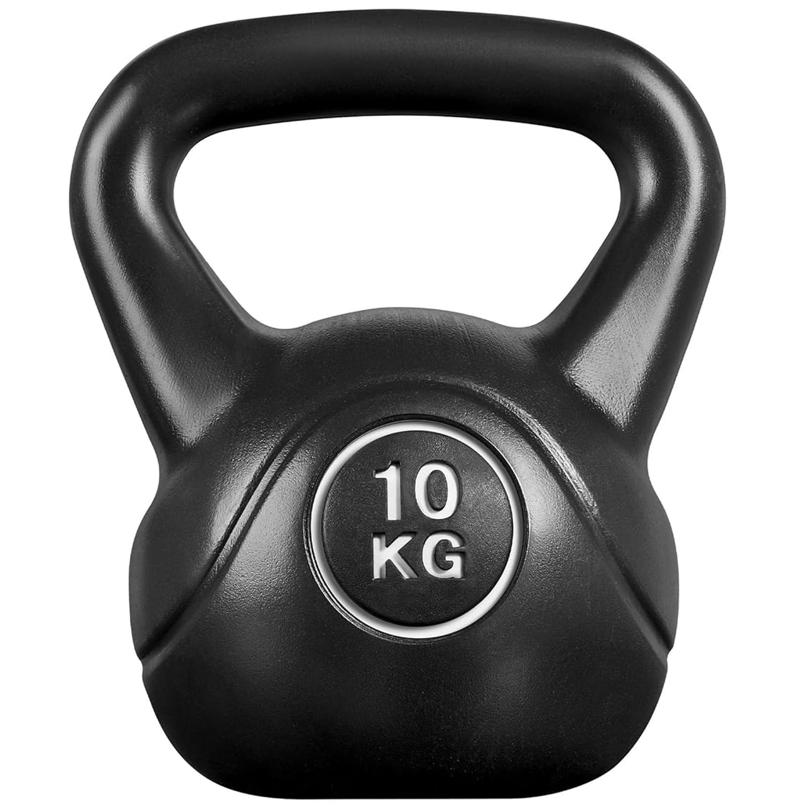 NTEK 1Piece Kettlebell Strength Weight Fitness | Coated Kettlebells | Kettle Bells Heavy Weight Kettlebells for Home Gym | Kettlebells Workouts Fitness Strength Training Fitness (10 Kilograms)