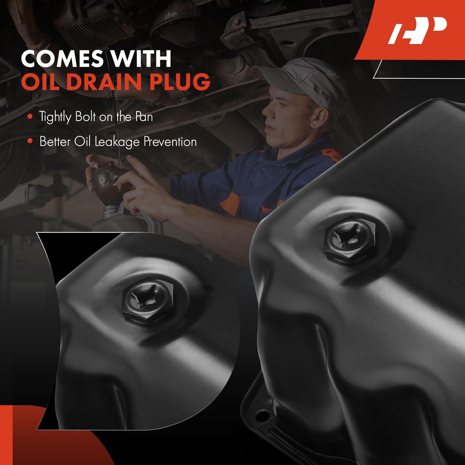 A-Premium Engine Oil Pan Replacement for Mini Cooper R57 R58 R56 R55 Series Cooper Countryman R60 Series Cooper Paceman R61 Series