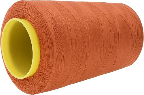 Vista 373 de Mandala Crafts - Hilo de coser multiusos de poliéster para máquina de coser de sarga, sobrehilado, acolchado Beige