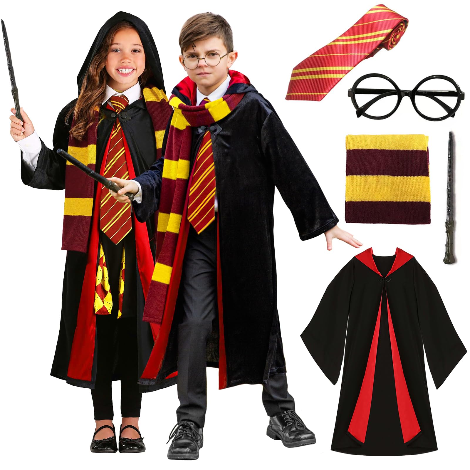 ATOWORLDMagic School Uniform Wizard Fancy Dress 145