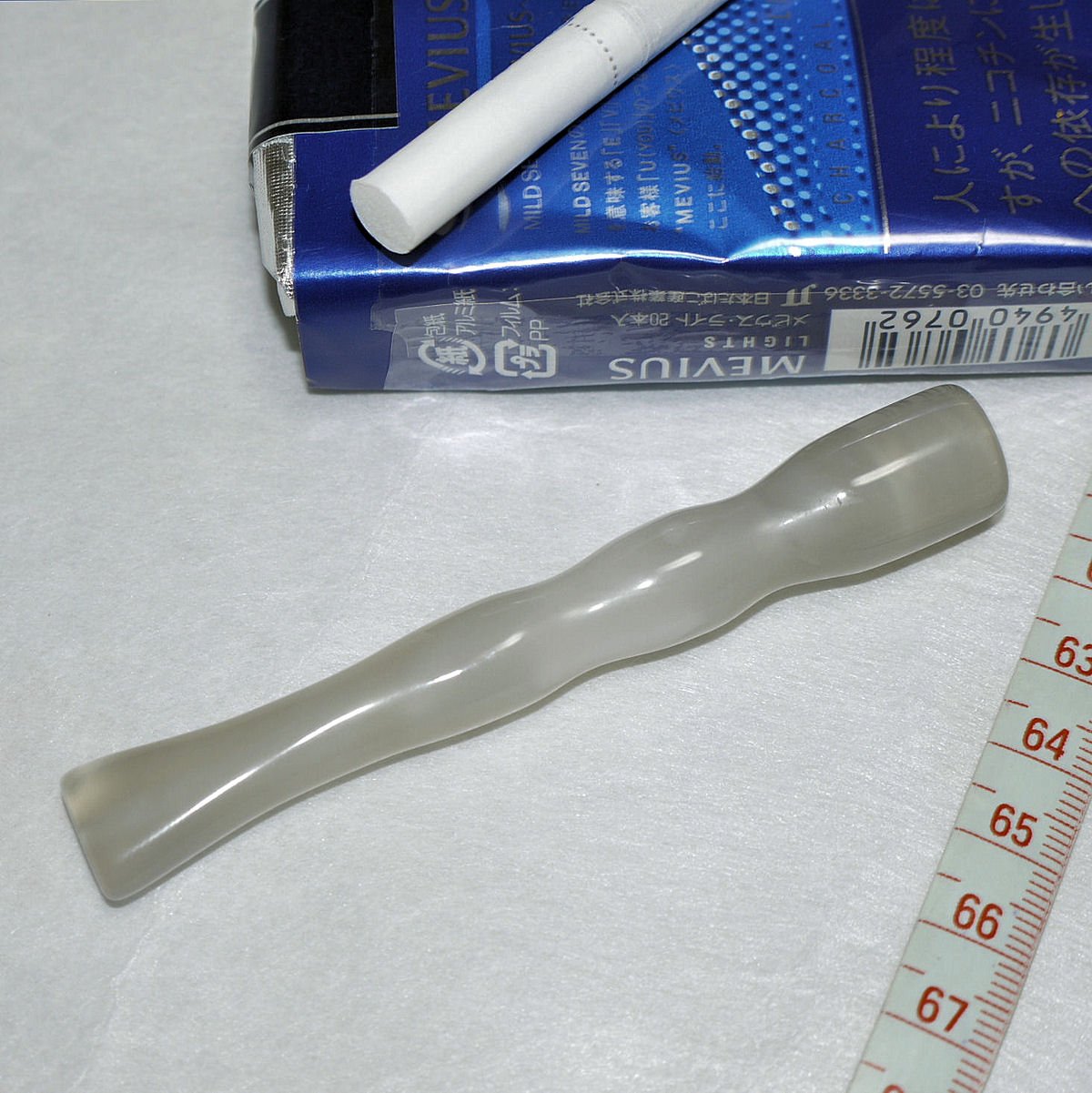 喫煙具 天然メノウ瑪瑙 細工彫りタバコパイプ 煙草パイプ☆美しい石目