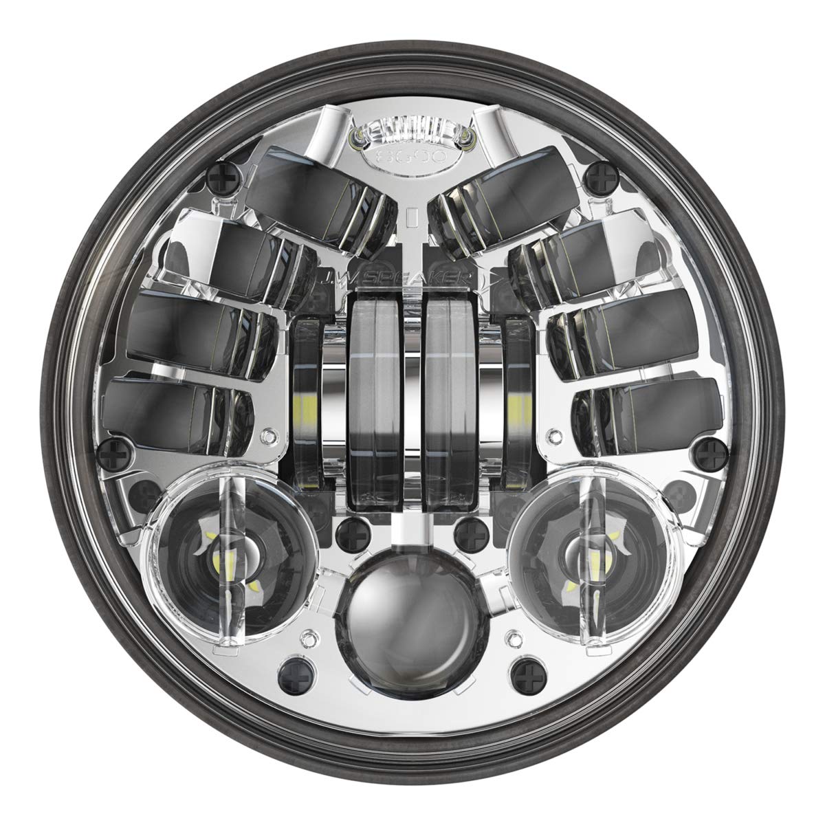 Amazon | J.W.スピーカー 0555101 モデル 8690 LED ハイ&ロービーム 