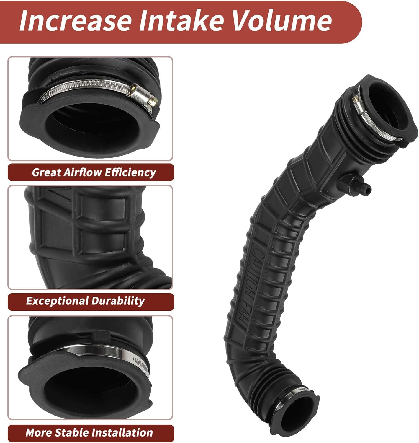 Engine Air Intake Hose for for Ford for Ranger 1992 1993 1994 V6 4.0L for Ford Explorer 1992 1993 1994 V6 4.0L No.F47Z-9B659-A Rubber Air Intake Tube