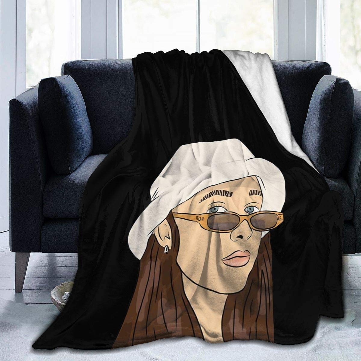 FHDSF Emma Chamberlain Throw Blanket Suitable Ultra Soft Micro Fleece Weighted Blanket Multi-Size