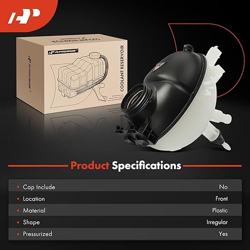 Miniatura 2 de A-Premium Tanque de expansión de desbordamiento de refrigerante compatible con Mercedes-Benz C180, C200, C230, C250, C280, C300, C350, CLS350,