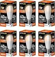 Amazon | スタイルド LED電球 6個セット E17 電球色 40W形相当