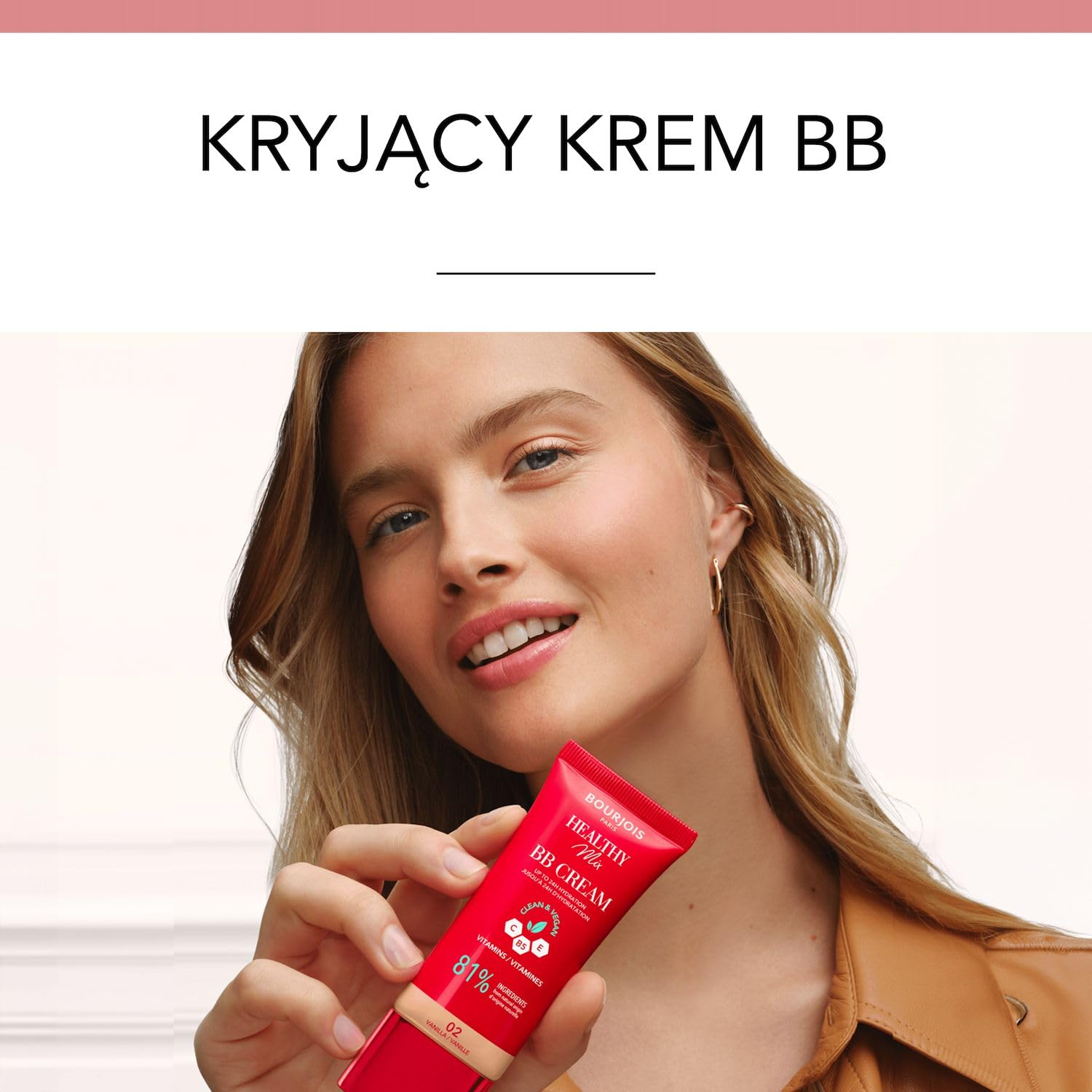 Bourjois Healthy Mix kryjący krem BB z kompleksem witamin C, E i B5 nr 01 Ivory, 30 ml