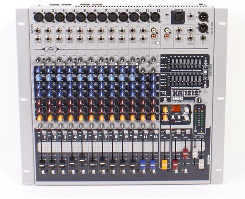 Peavey XR 1212 Powered Mixer Level 2 886830874710 Musical