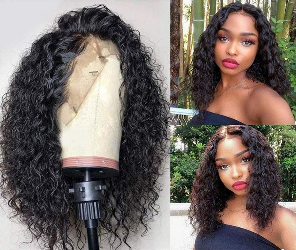 Swetcurly 13x4 Lace Front Wigs Glueless Wave Synthetic