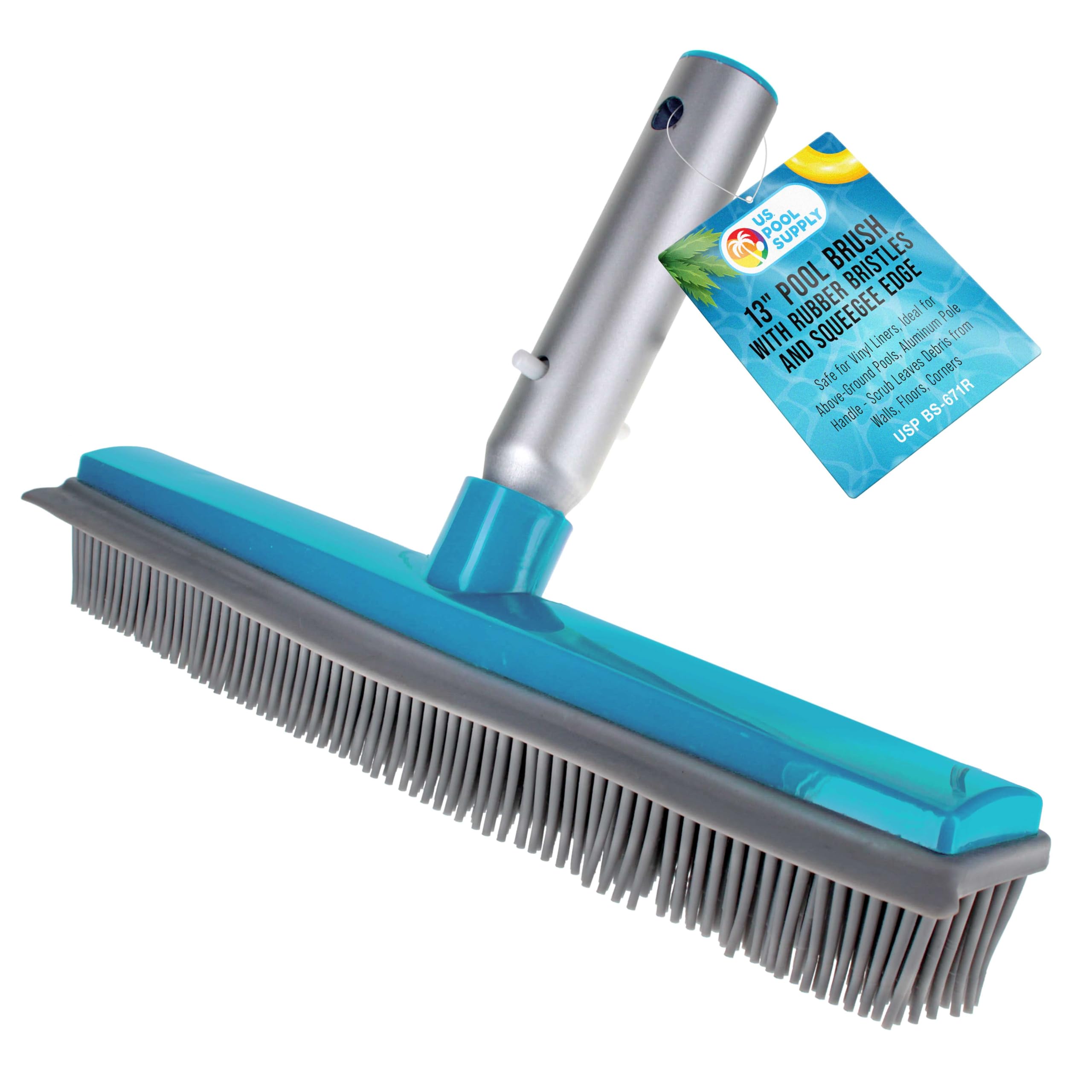 U.S. Pool Supply Rubber Bristle Brush