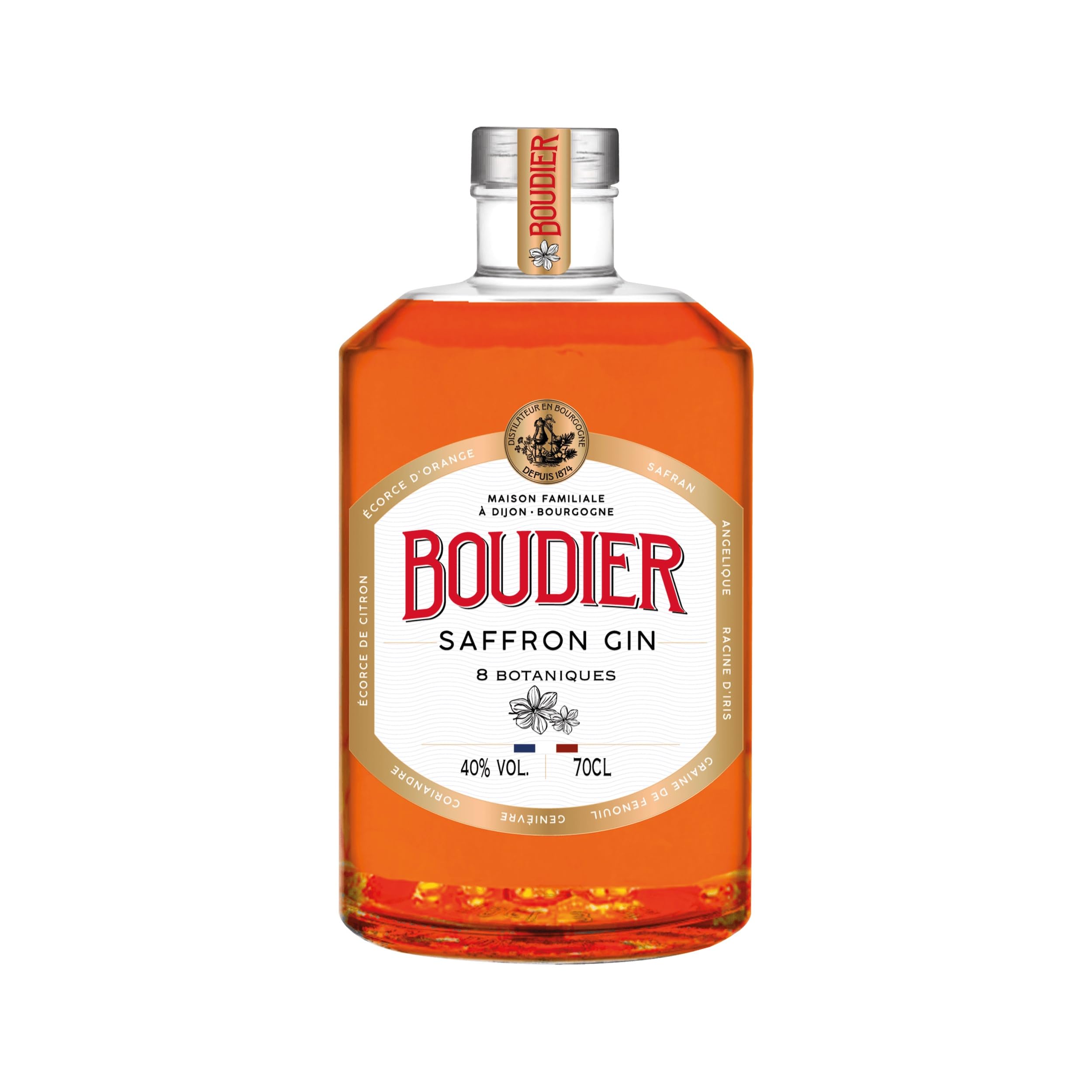 Gabriel Boudier Saffron Gin mild Frankreich inkl. FeinWert E-Book (1 x 0.7 l)