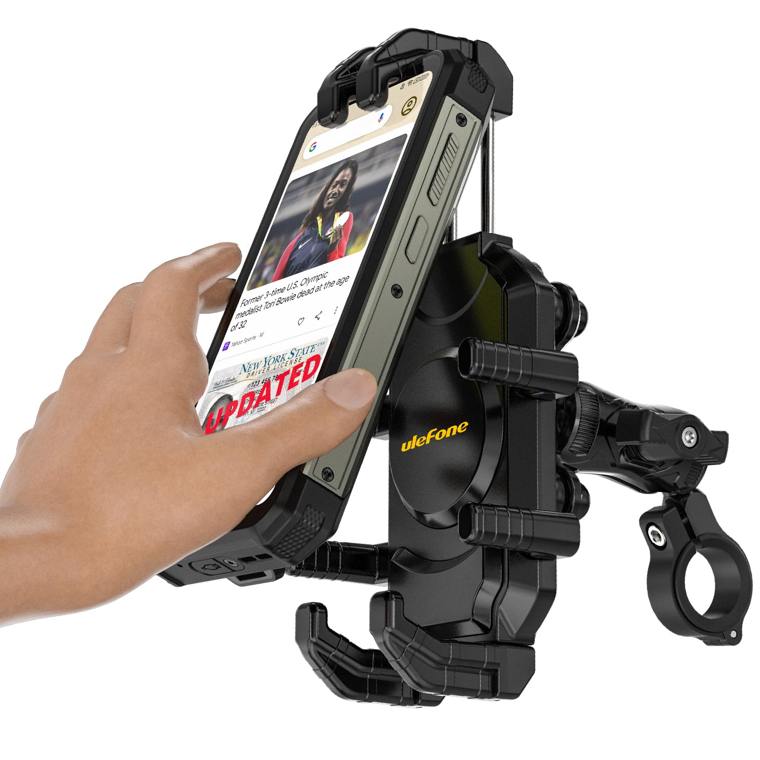 Ulefone Armor Mount Pro AM02 Universal Lenker Telefon Halter Armor 27T Pro/27 Pro/27T/27/Armor 26 Ultra/25T Pro/25T/Armor 24/Armor 23 Ultra/Armor 22