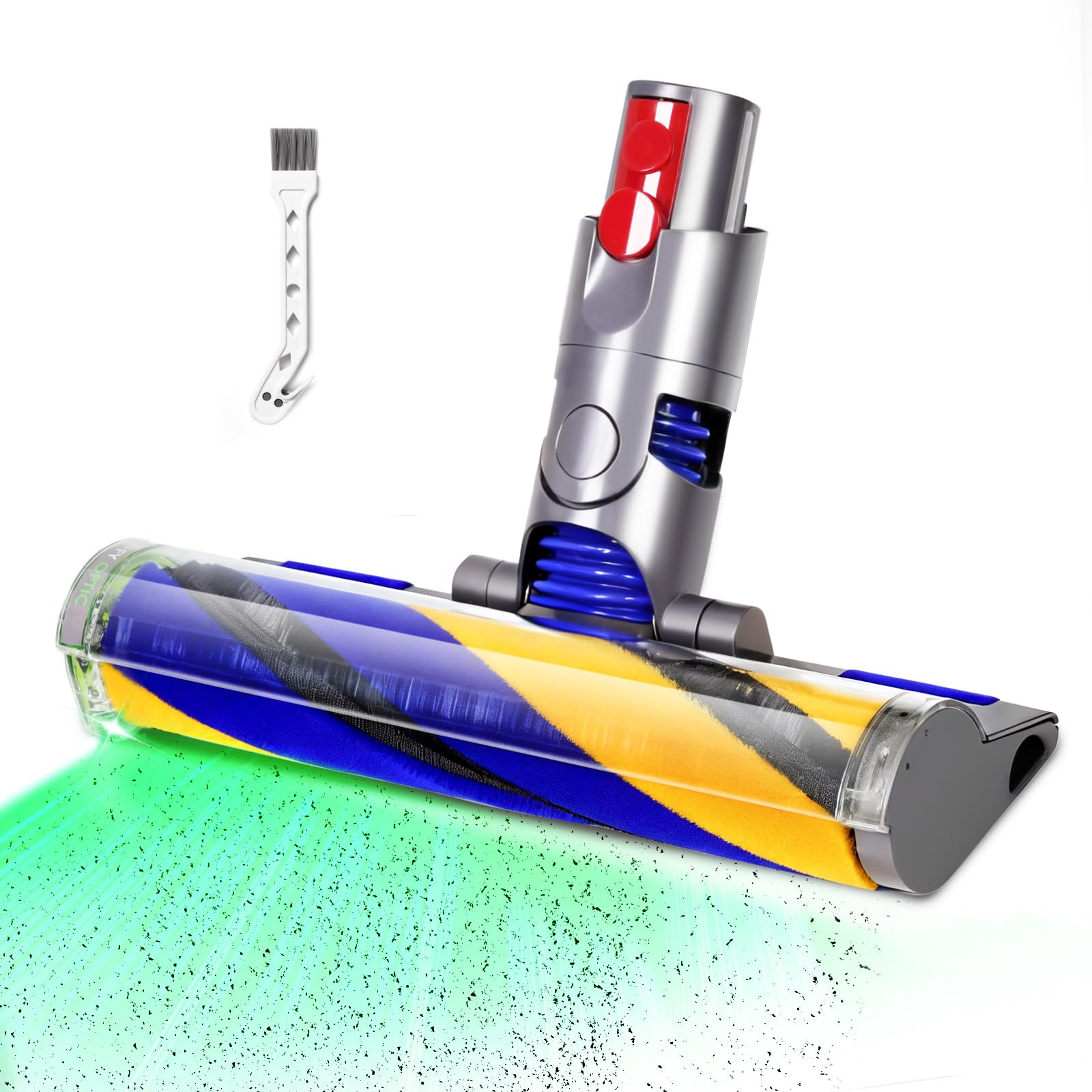 Dyson V12シリーズ ヘッド3点セット Amazon | LED 搭載 V12 掃除機交換ヘッド V12 シリーズ互換性対応