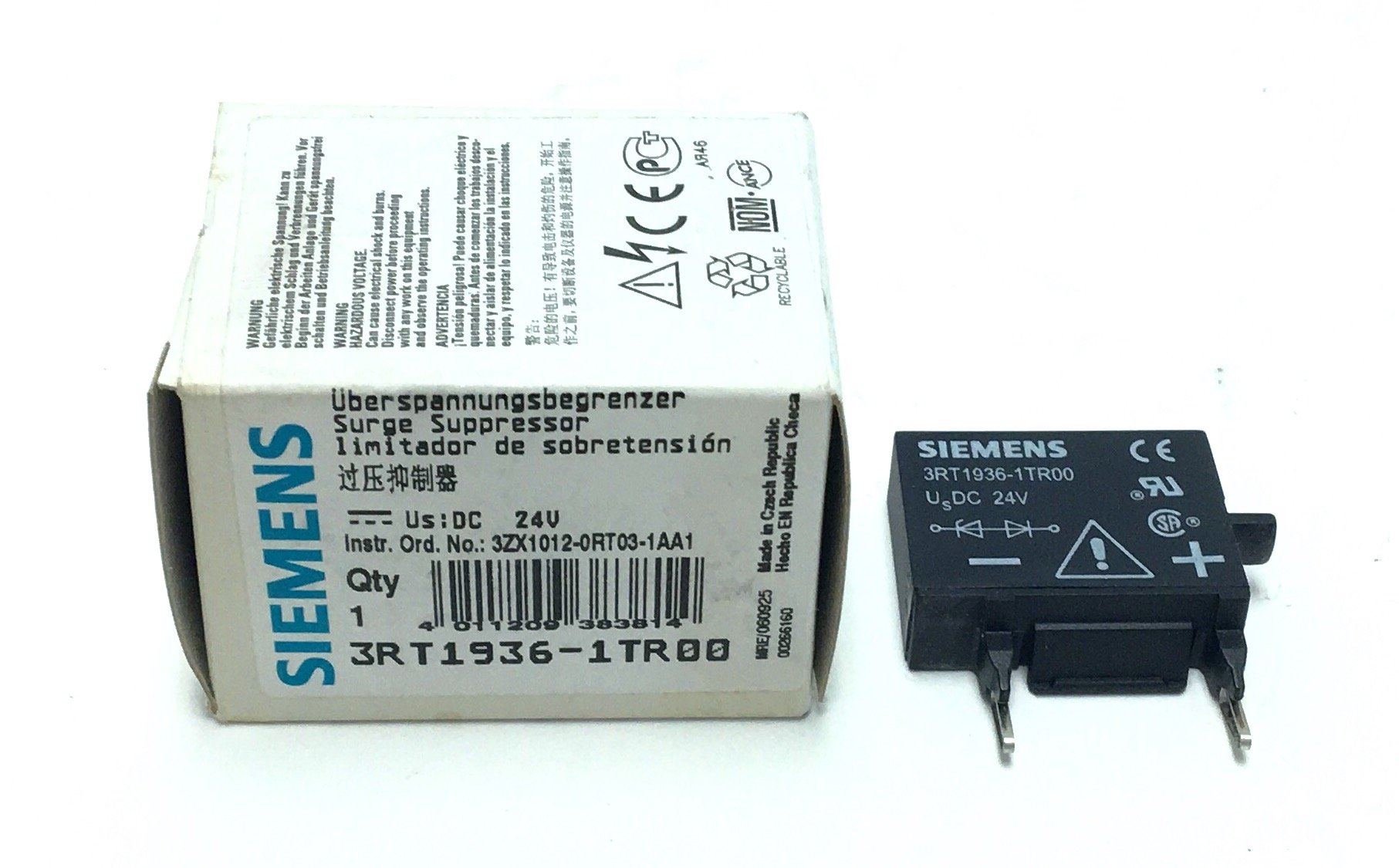 Siemens 3RT1926-1BB00 Überspannungsschutz – Gebraucht, Aber Funktionsfähig