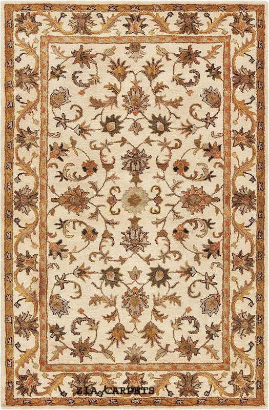 Image of zia carpets Hand Tufted Woollen Modern Collection Bedroom & Living Room Carpet Size 5 x 8 feet