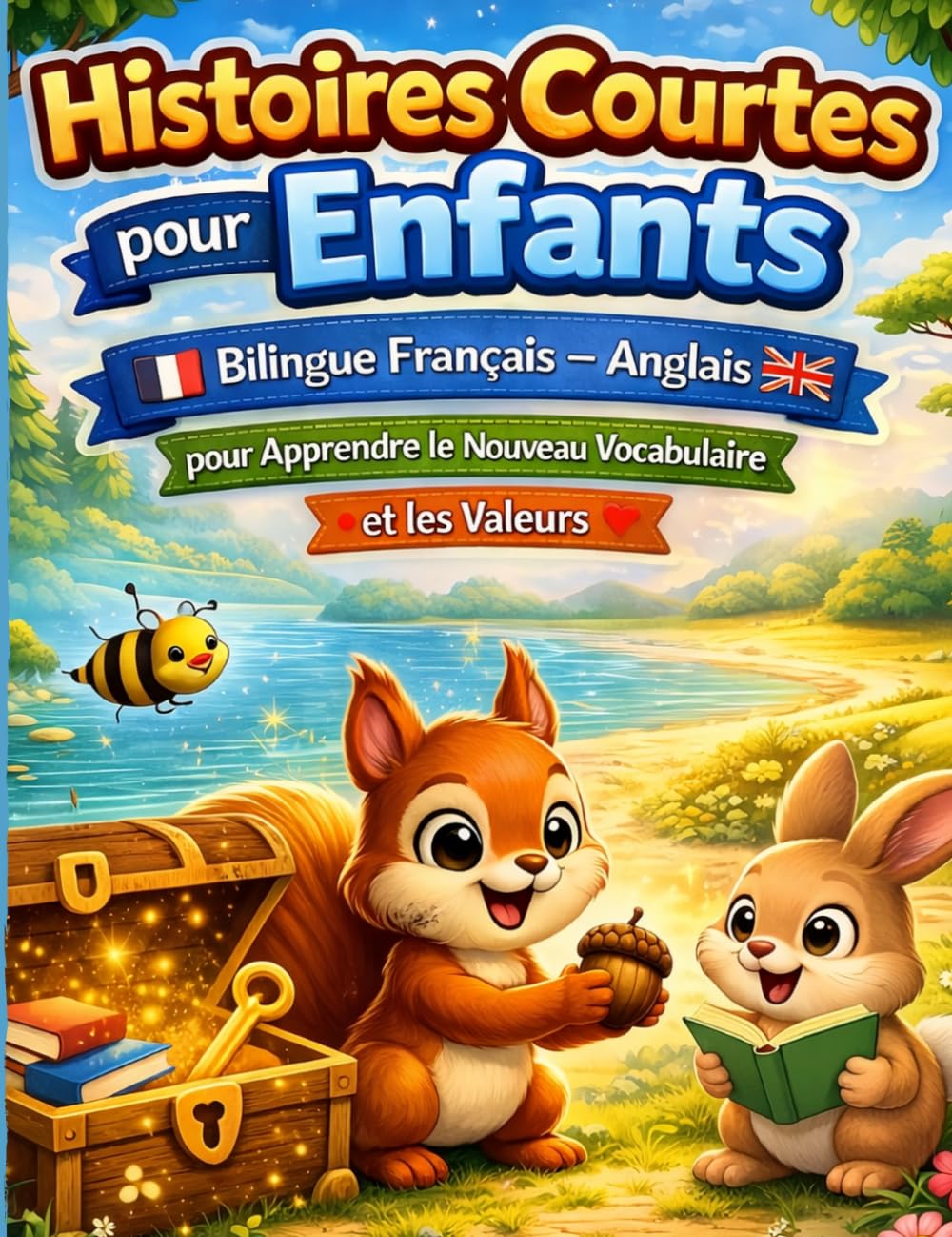 Histoires Courtes Bilingues Français – Anglais pour Enfants: Apprendre le Vocabulaire, les Valeurs et l’Anglais Facilement avec des Histoires Amusantes