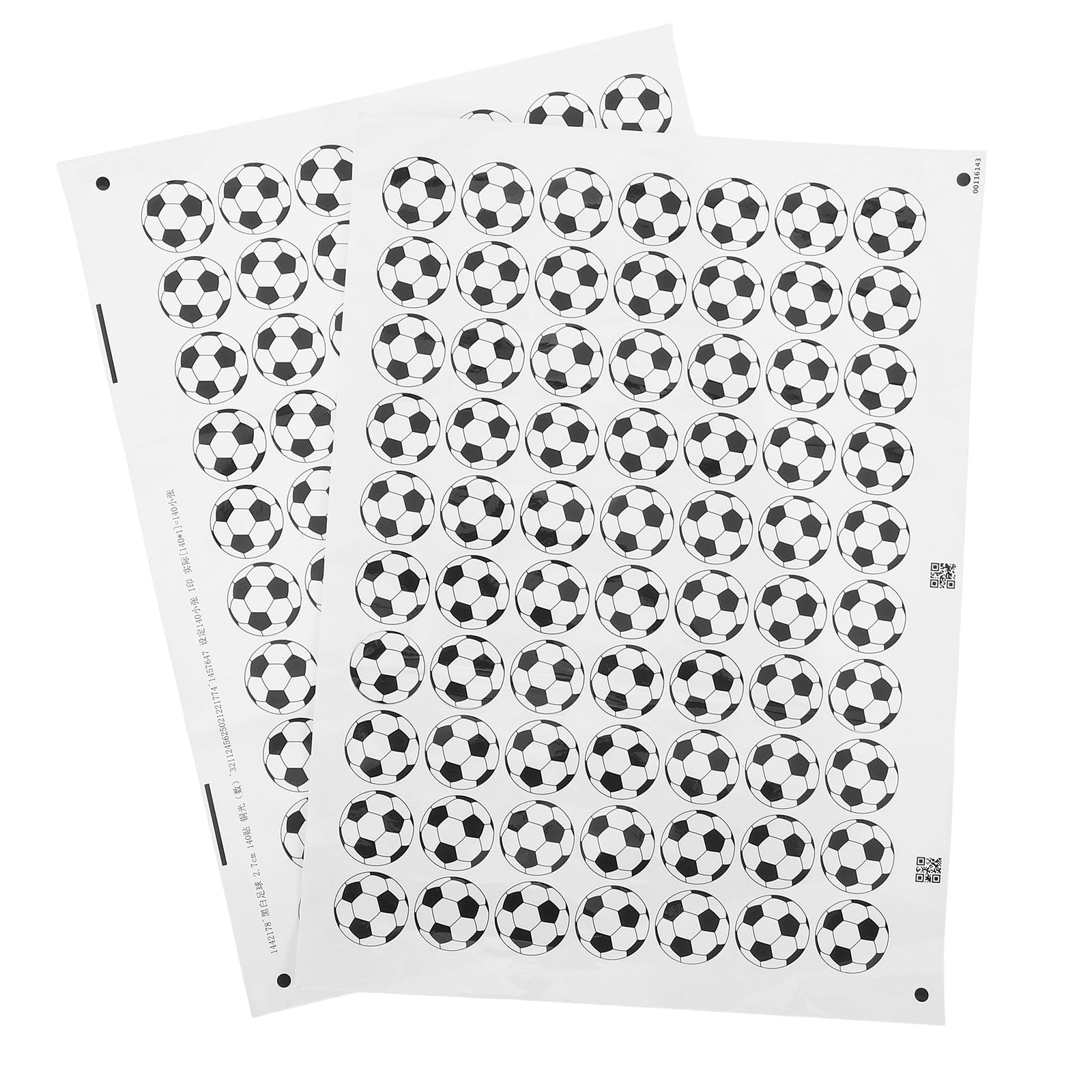 Toyvian 140 Pcs Football Stickers - Waterproof Sports Lovers Ball Sticker for Water Bottle, Laptops & Scrapbooking - Football Party Favors Supplies Reward Pride Decals for Boys Girls