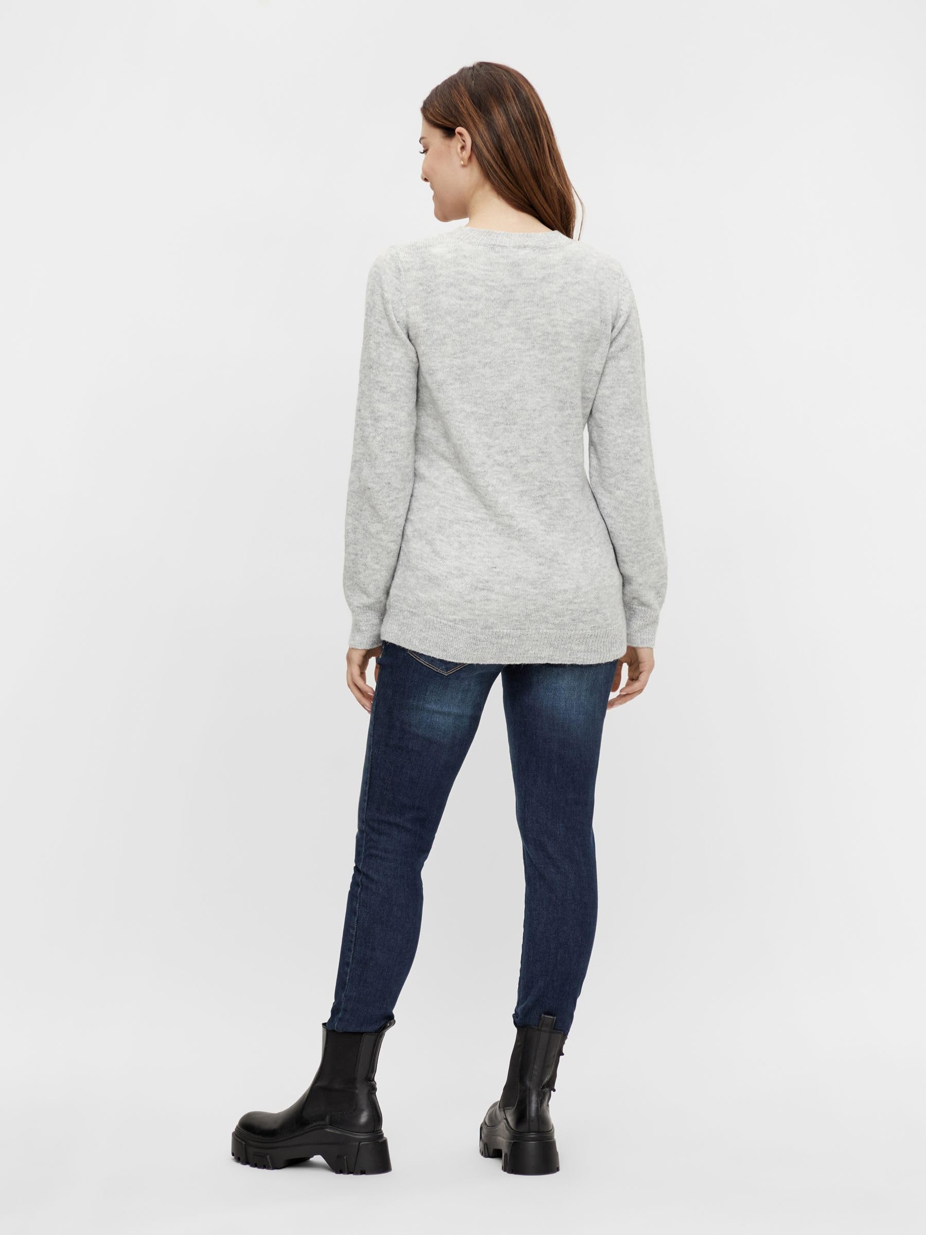 MAMALICIOUS Mlnewanne L/S Knit Top A. Noos Suéter pulóver Mujer (Pack de 1)