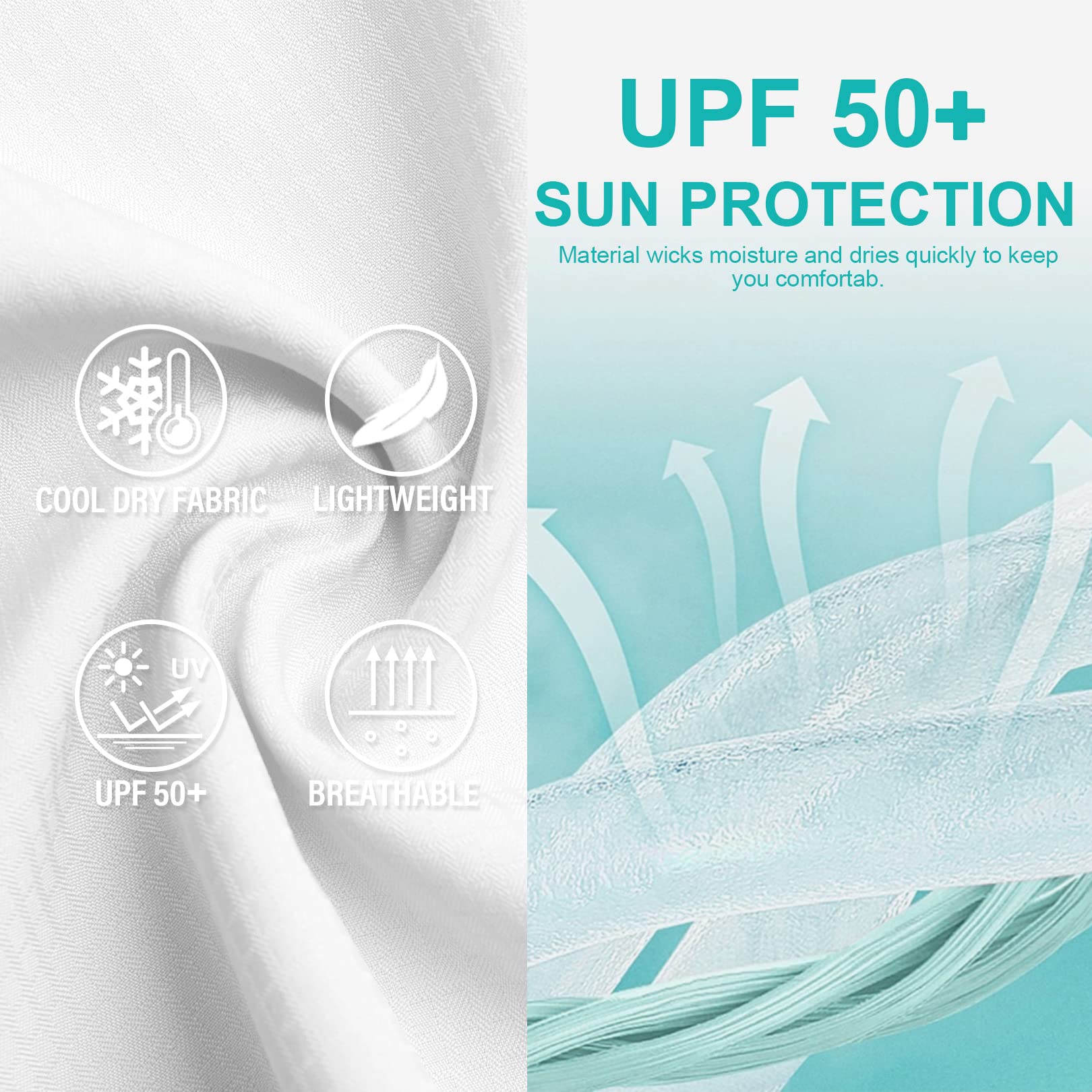 yeyity Chemisier à manches courtes pour femme - Protection UV - Chemise de randonnée - Respirant - Séchage rapide - Pour l'extérieur - Haut d'été