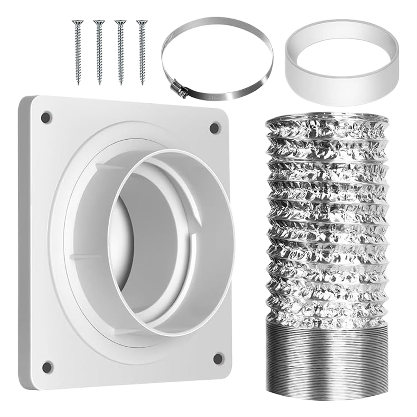 Kit Di Sfiato Per Condizionatore Portatile Pannello Adattatore Regolabile | Kit finestra per tubo di scarico AC portatile Raffreddamento Ventilazione Per Casa Garage Camera