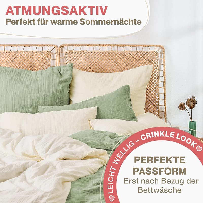 Blumtal Pamut Párnahuzat 80x80 cm 2 db Oeko-Tex Szertifikált Puha Ivory