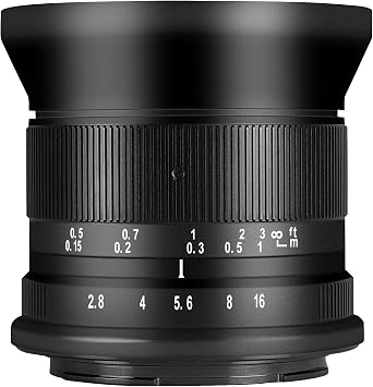 7Artisans 12mm F2.8 Mark II Ultra Wide Angle APS-C Manual Focus Prime Lens Compatible for Sony E Mount Mirrorless Cameras A6500 A6300