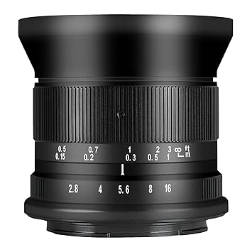 7Artisans 12mm F2.8 Mark Ⅱ Ultra Wide Angle APS-C Manual Focus Prime lens compatible for Olympus and Panasonic MFT M4/3 Mount Mirrorless Cameras