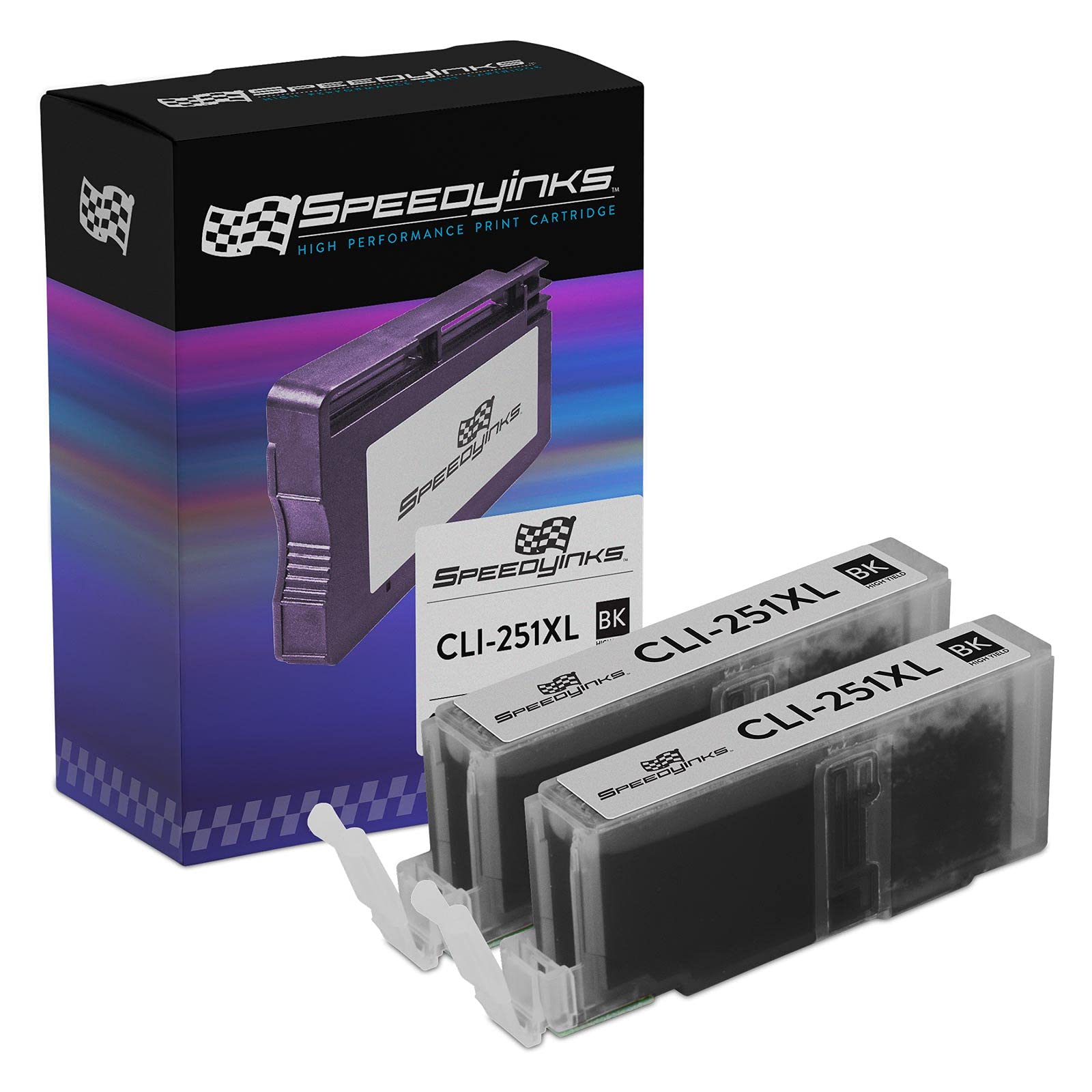 Canon PGI-250XL CLI-251XL Ink 5-Pack Ink Chip Combo Set PGI-250XL