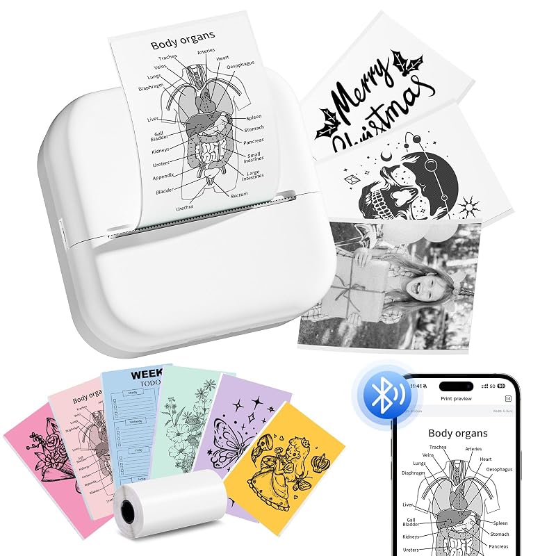 Mini stampante termica Bluetooth M02L — stampa senza cartucce d’inchiostro