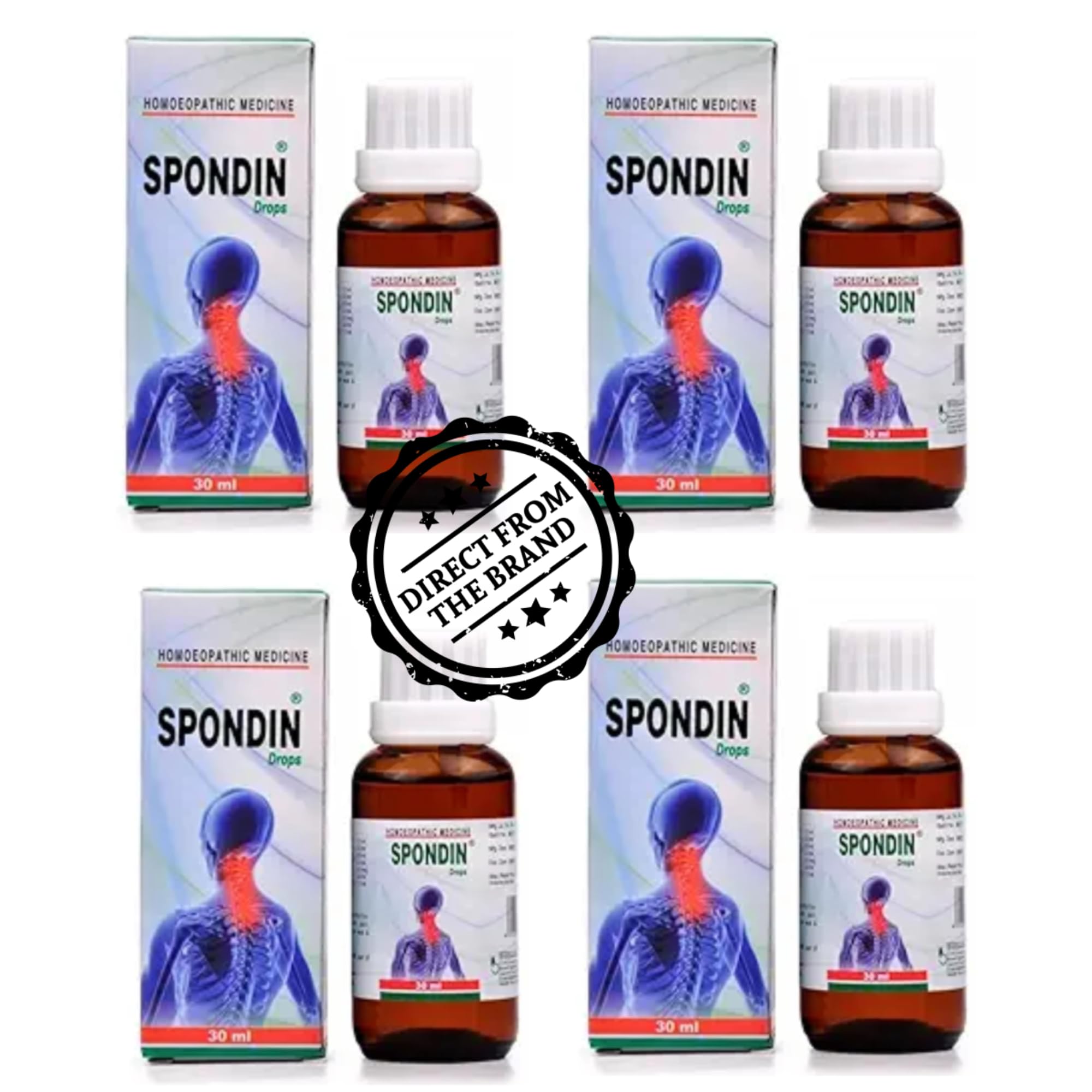 Bhargava Phytolab Spondin Drops Advanced Fast Neck Pain Relief,Effective Homeopathic Remedy for Numbness, Stiffness & Shoulder Pain 30Ml* 4 Pack (B0DFWTQC37) Amazon Price History, Amazon Price Tracker