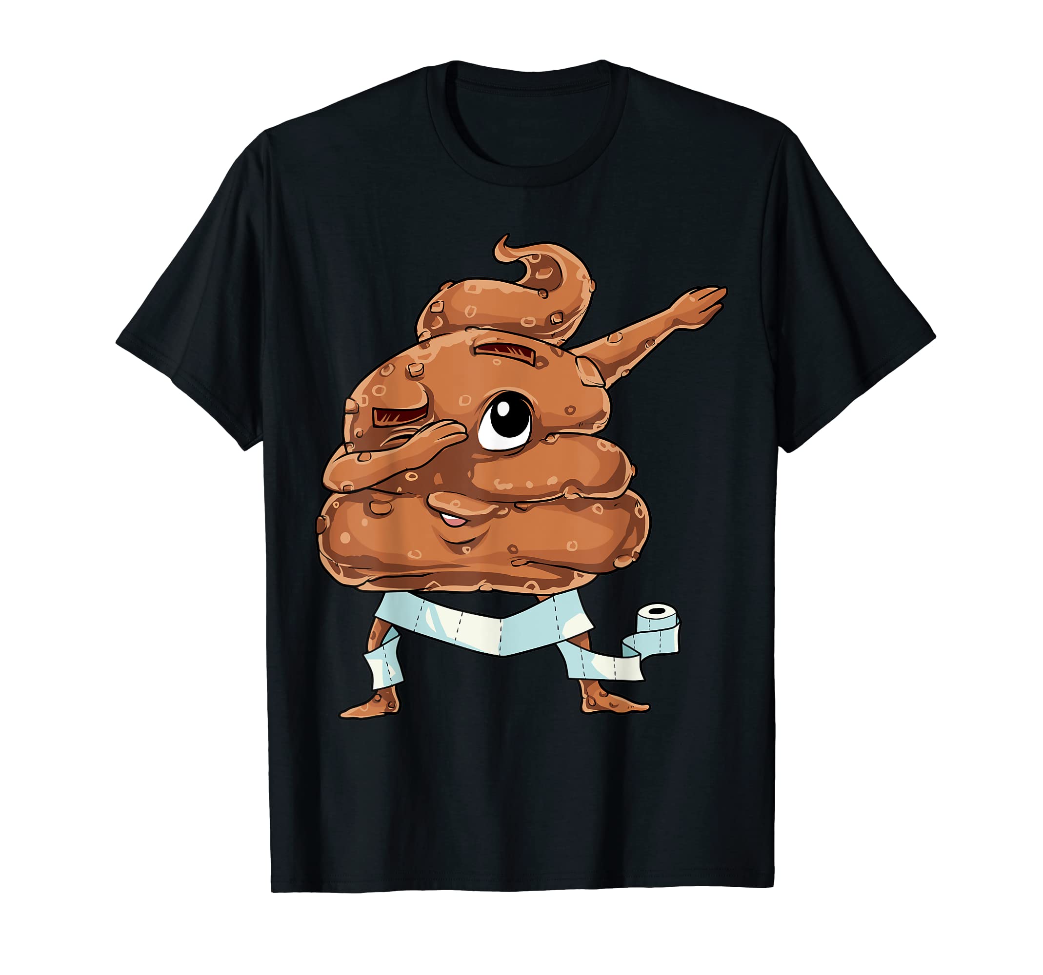 Lique Dabbing ZooDabbing Poop T Shirt Funny Poo Costumes Gifts Tees T-ShirtOEKO-TEX STANDARD 100