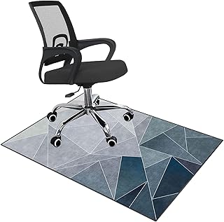 EYZO Office Chair Mat For Carpet And Hardwood Floor Gaming Chair Mat | Carpet Protector Chair Mat For Office Chair Floor Mat Anti Slip For Home Office Gaming Room Anti-Skidding 70 x 100 cm