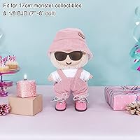 Vista 2 de 2 pares de mini zapatos de muñeca BJD 1/8 zapatos de piel sintética lindos de elfo (2 colores)