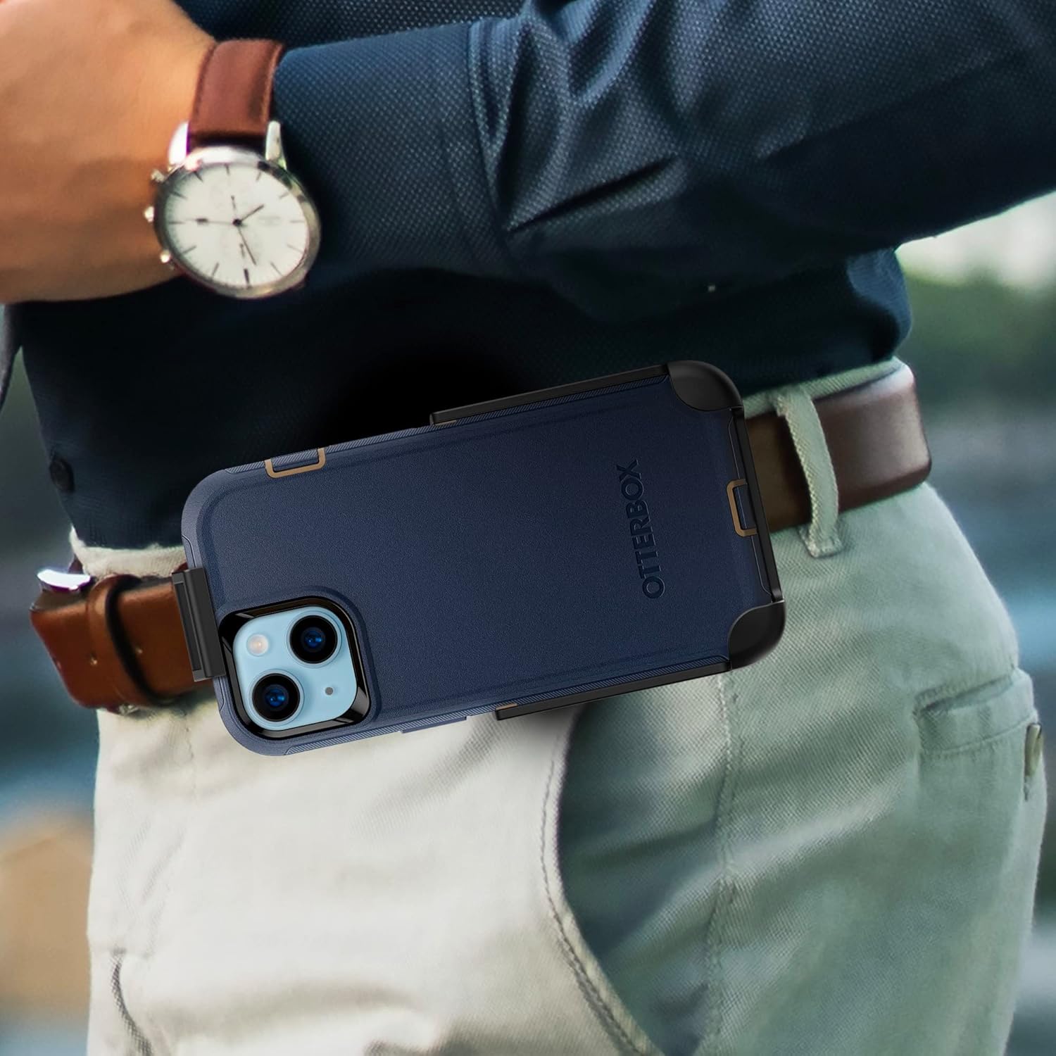 Encased Replacement Belt Clip Holster for Otterbox Defender Series - iPhone 13 and iPhone 14 (case is not Included) - Image 2