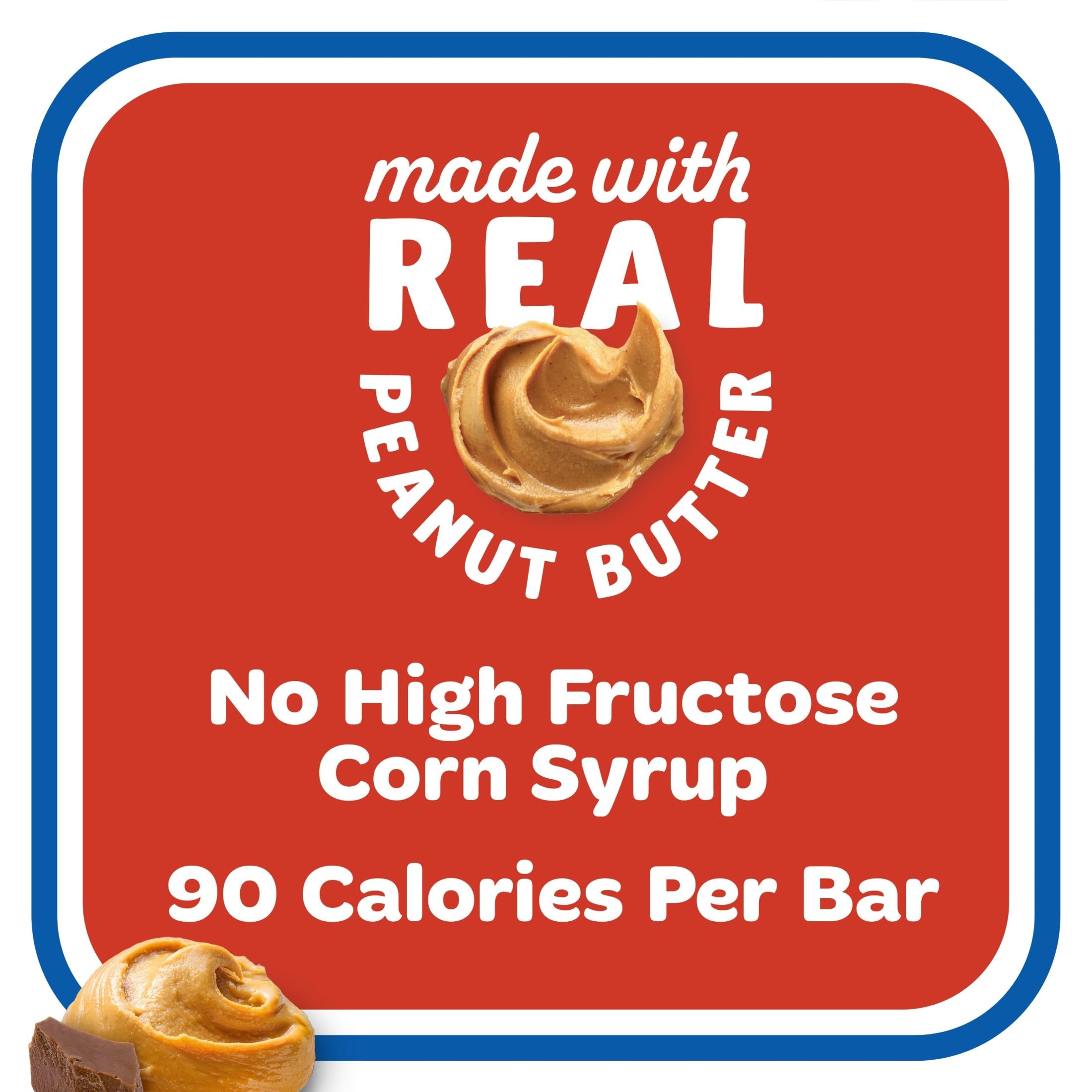 Rice Krispies Treats Crispy Rice Squares, Snack Bars, Chocolatey Peanut Butter, 10.8oz Box (14 Count)