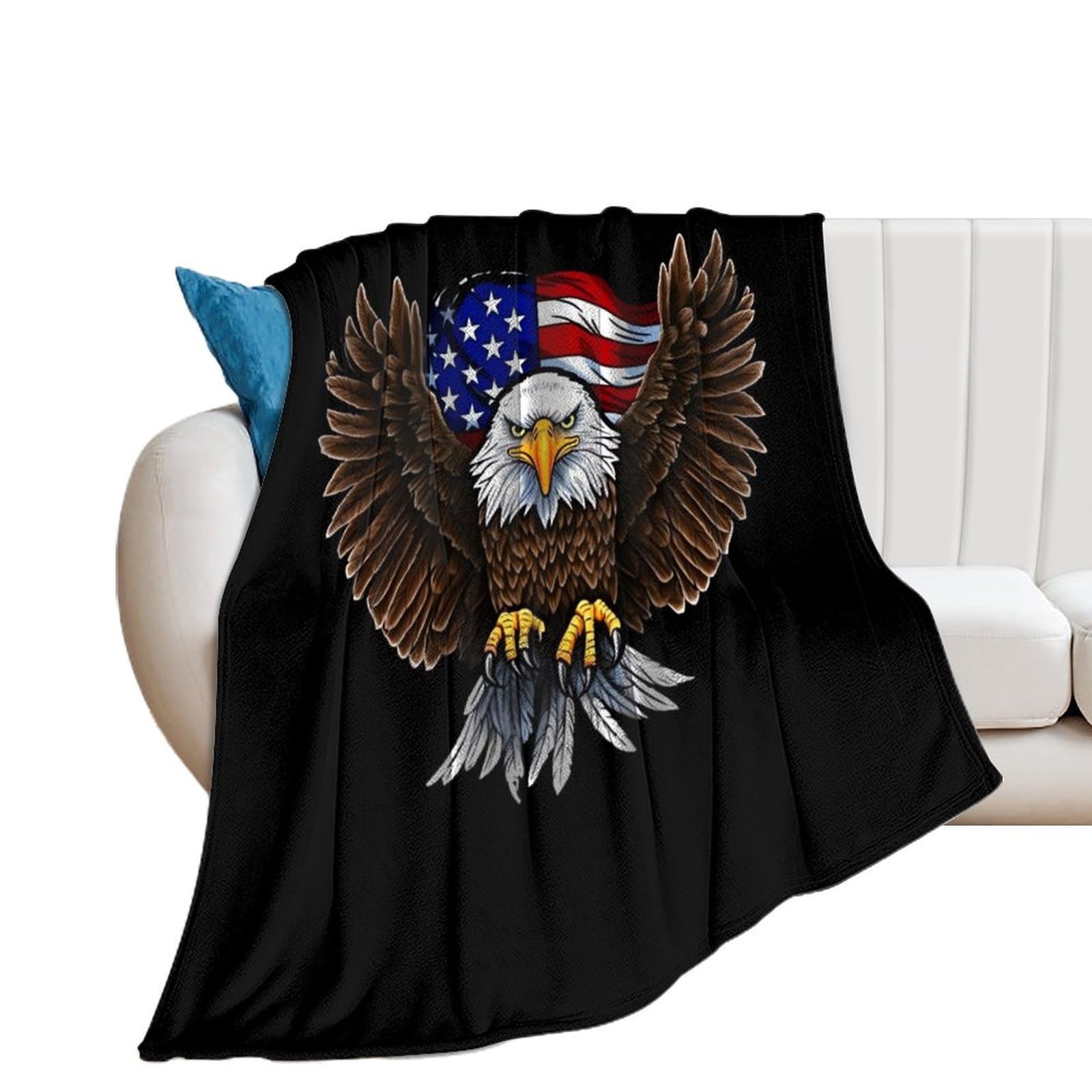 Couverture en flanelle douce pour des soirées cocooning confortables sur le canapé