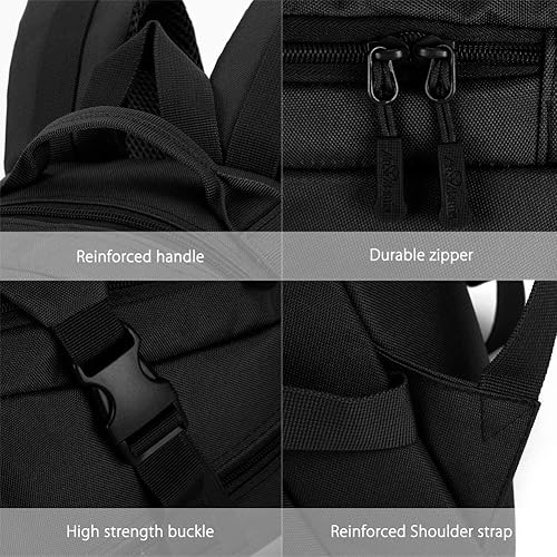 Miniatura 5 de ArcEnCiel 25l, mochila militar impermeable, para ataque táctico, colegio, caza, camping, trekking, viajes. Incluye capa para la lluvia