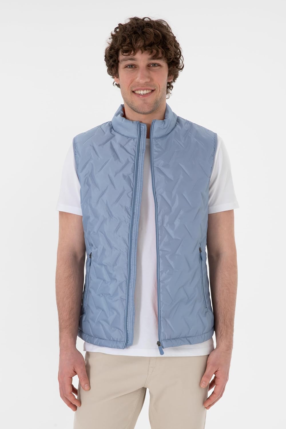 U.S. Polo Assn. Erkek Mavi Yelek (Dokuma) 50299406-VR036