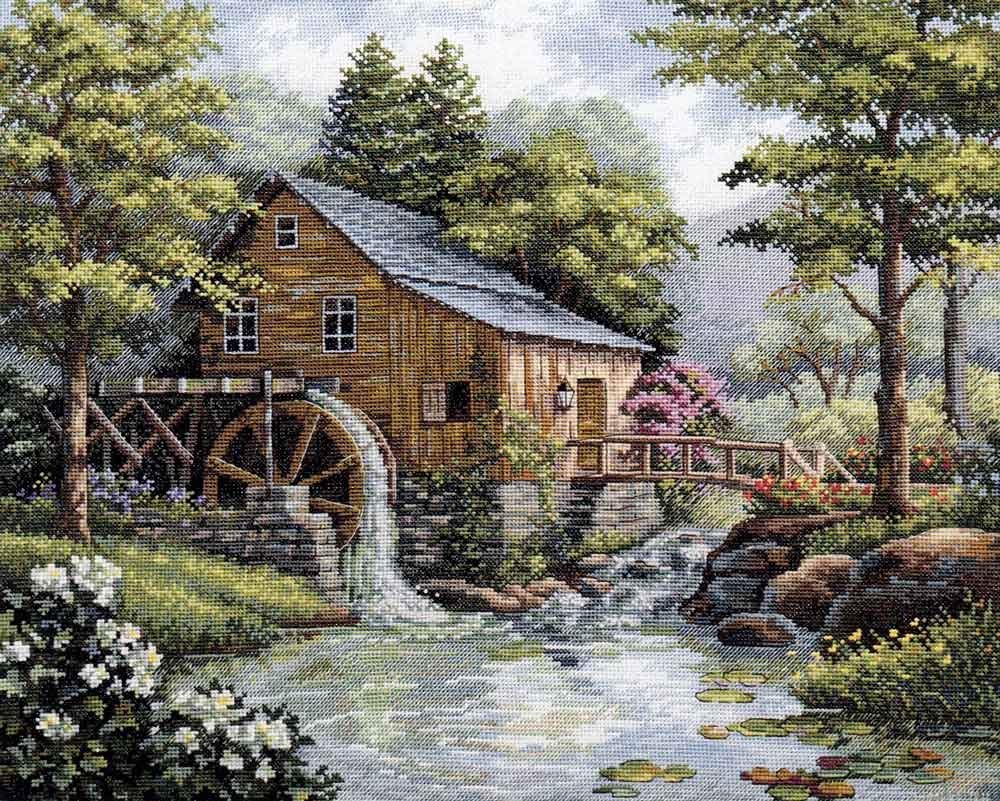 Merejka Multicoloured Cross Stitch Set, 31X40 Cm