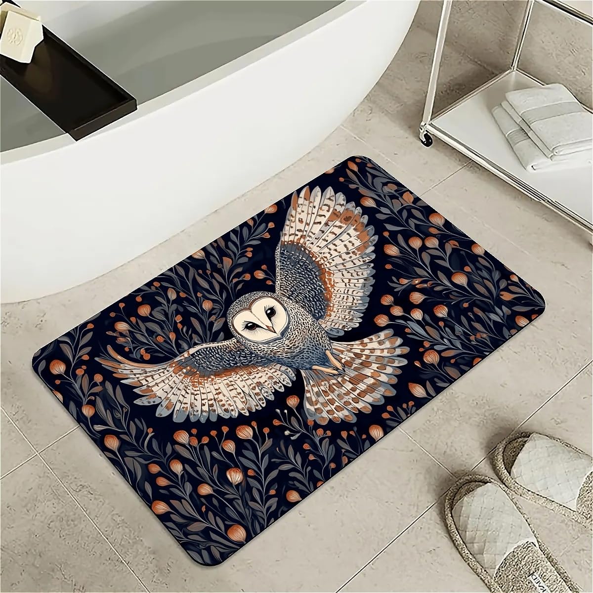 Tapis de bain en diatomée pour une sortie de douche toujours sèche