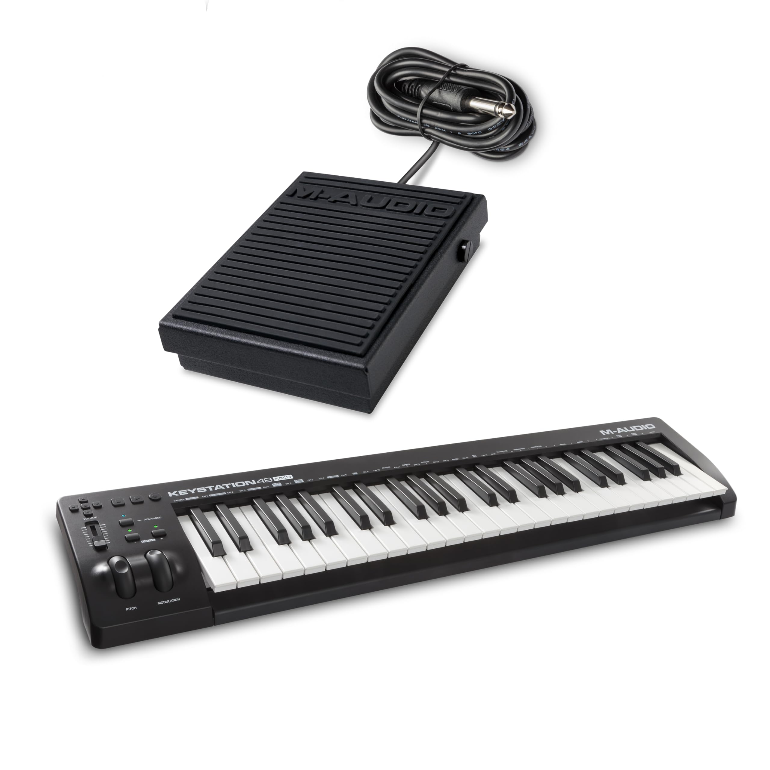 【MIDIキーボード】M-AUDIO Keystation 49 MK3 Amazon.com: M-AUDIO, 49-Key Midi Controller, (Keystation MK3)