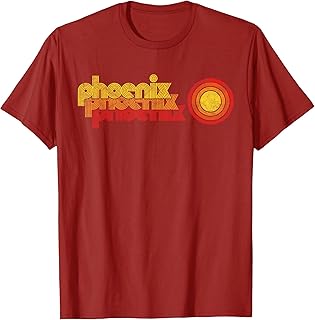 Retro Phoenix Arizona 80's Style Sun T-Shirt T-Shirt