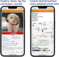 Vista 5 de Pet Dwelling Etiqueta de identificación de código QR de animal de servicio - Etiquetas de perro de servicio acceso instantáneo al perfil en línea