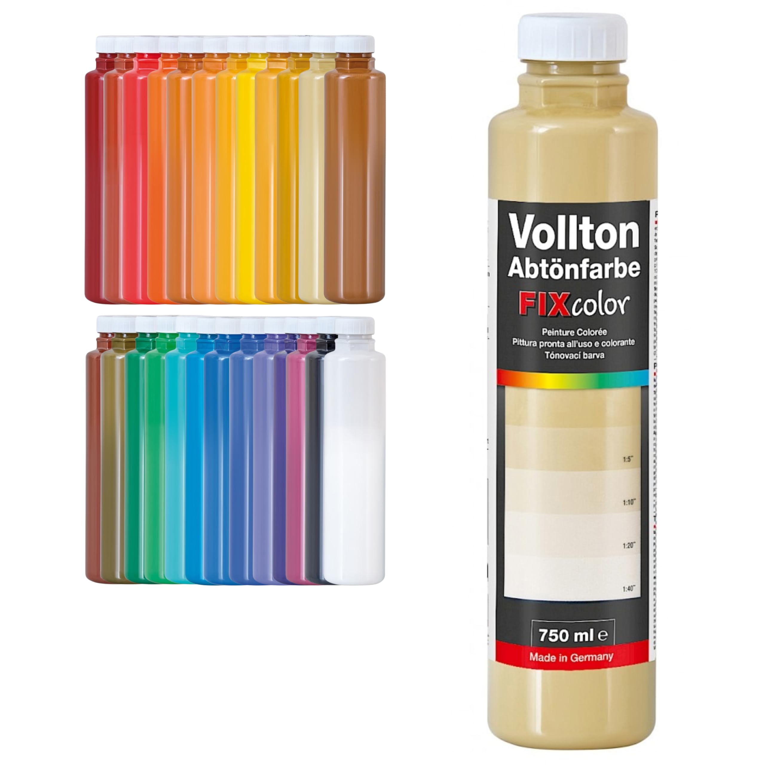 Decotric decolor Peintures Colorées Ivoire 750ml