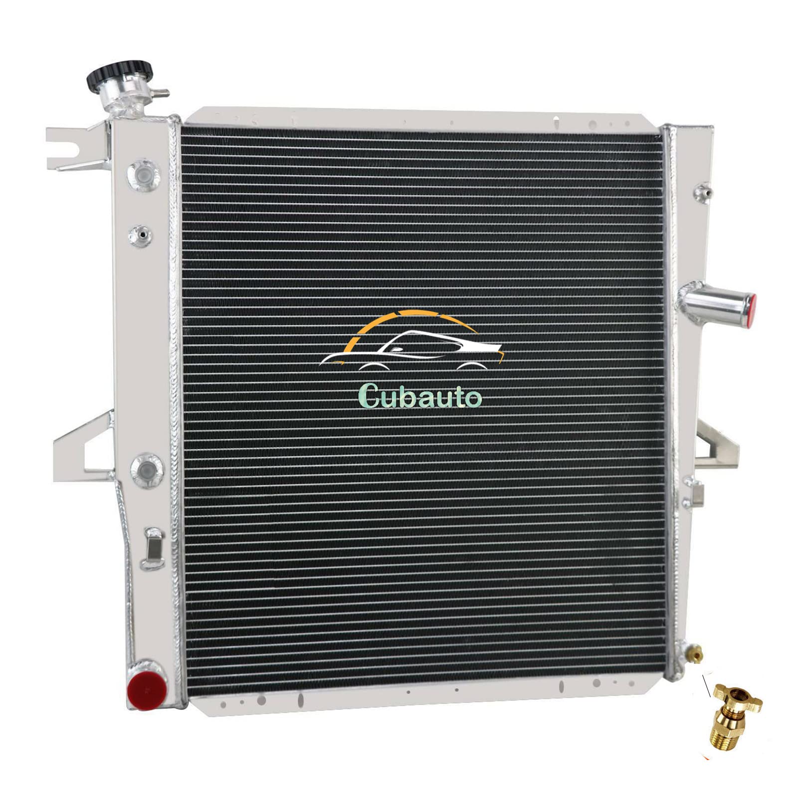 All Aluminum Radiator Compatible with 1997-2011 Ford Explorer Ranger Mazda Mercury V6 1998 1999 2000 2005 2007 2010 3 Rows Core Radiators